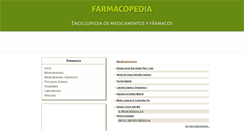 Desktop Screenshot of farmacopedia.com