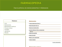 Tablet Screenshot of farmacopedia.com