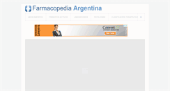 Desktop Screenshot of farmacopedia.com.ar