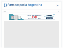 Tablet Screenshot of farmacopedia.com.ar